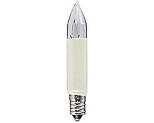 2 petites bougies droites 8 V, 3 W