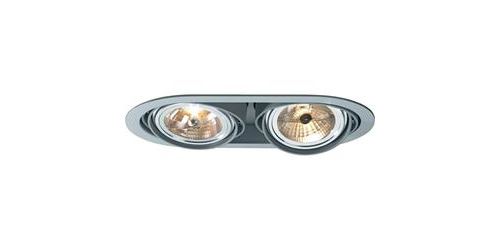 Anneau lumineux Ampoule halogène G53 34649V 200 W gris