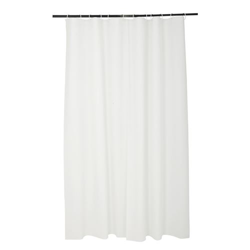 Rideau douche peva 180x200cm - theme vitamine Blanc