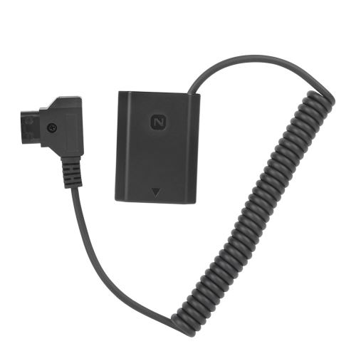 FZ100 Batterie Factice Décodeur Complet Externe ABS D-TAP pour Sony A7III A7RIII A7SIII A9 Noir