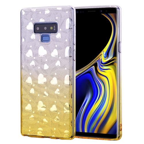 Galaxy Note 9 Coque Protection Tpu Cœur Doré Als88777