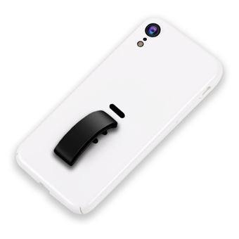Iphone Xr Coque Plastique Bague Silicone Blanc Als90338 ...