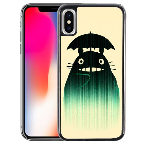 Coque pour iPhone XS totoro parapluie
