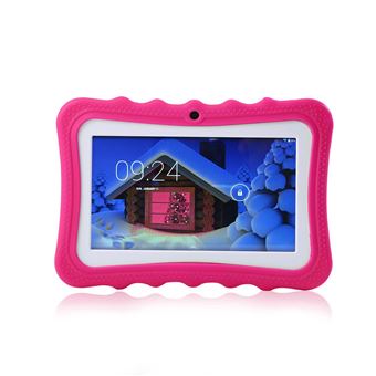 43€53 sur Tablette tactile Enfant -7'' HD -ROM 8Go-Quad Core -Android 4.4  -Rose Rouge - Tablette tactile - Achat & prix