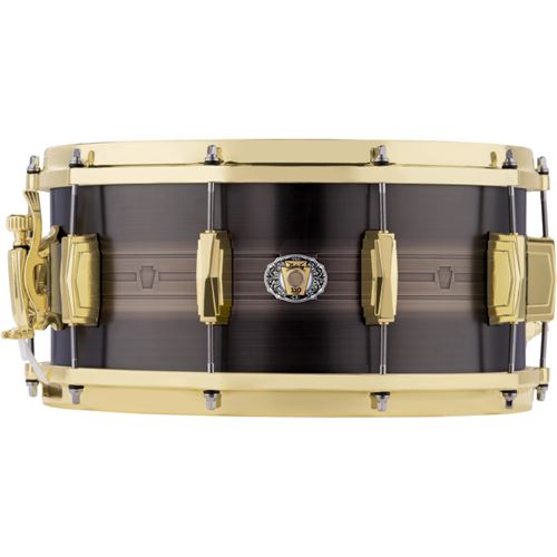 Ludwig LBR0714CX Heirloom Black Brass caisse claire 14 x 7 pouces
