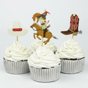 24pcs Ouest Cowboy Cupcake Topper Fournitures De Decoration De Fete D Anniversaire De Gateau Achat Prix Fnac 24pcs Ouest Cowboy Cupcake Topper Fournitures De Decoration De Fete D Anniversaire De Gateau Achat Prix Fnac