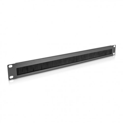 v7 panneau entrée de câbles à brosse en rack 1u noir