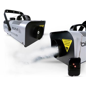 60€ sur machine à fumée ibiza light lsm1200pro programmable avec dmx - 2  télécommandes - 1200w + 5l de liquide inclus, Machines à fumée ou à neige,  Top Prix
