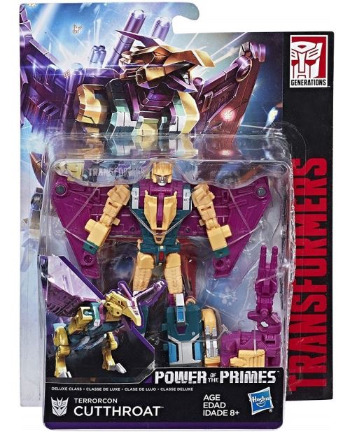 Transformers power of the primes : cutthroat - classe de luxe - terrorcon - robot transformable generations