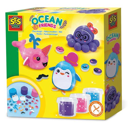 SES CREATIVE Pâte a modeler Amis de l'ocean