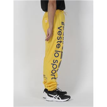 Pantalon de survêtement Panzeri Uni h jaune jersey pant Jaune Taille : S -  Pantalons de sport - Achat & prix