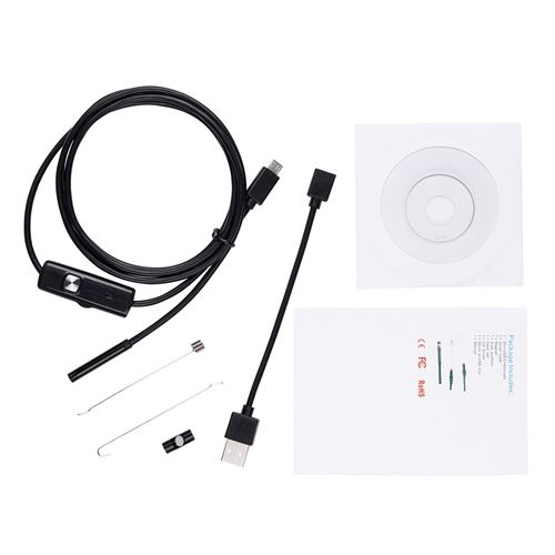Caméra Endoscope Usb 2.0 Mp Borescope 2 En 1 Hd Étanche 6Led Lumière 5 M MK4546