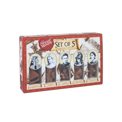 Casse-tête SET DE 5 - FEMMES PROFESSOR PUZZLE Multicolore