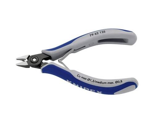 Knipex 79 62 125 Elektronik- u. Feinmechanik Seitenschneider ohne Facette 125 mm