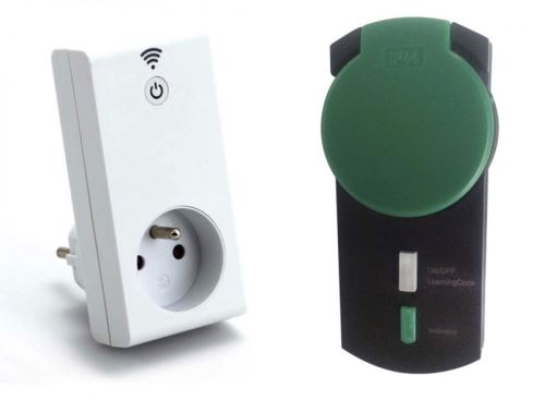 Kit prise Smart wifi avec prise murale télécommandée - Extérieur