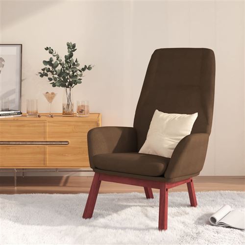 Non Communiqué Marron Vidaxl Relaxstoel Stof Bruin341386