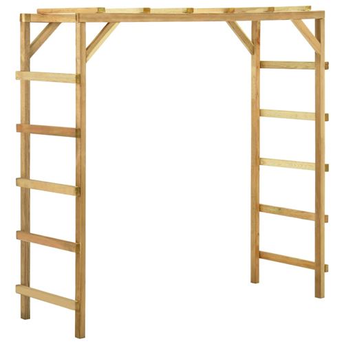 Support d'escalade d'extérieur 170x60x170 cm Bois de pin massif