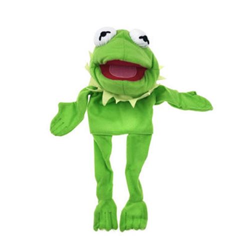 Peluche Marionnette Sesame Street Kermit the Frog FONGWAN Poupées Interactive Vert -16cm