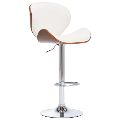 vidaXL - Tabouret de bar - Blanc - Image 3
