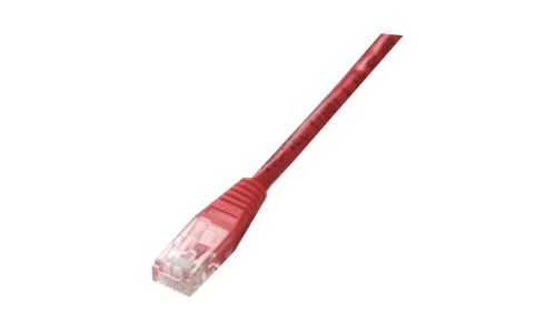 equip - Cordon de raccordement - RJ-45 (M) pour RJ-45 (M) - 50 cm - UTP - CAT 5e - moulé - rouge