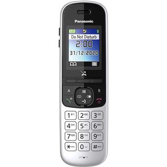 Téléphone DECT Panasonic KX-TGH710 Noir, Argent Identification de l'appelant - 1