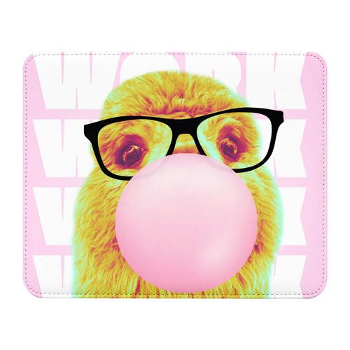 Fabulous Tapis de souris Simili Cuir Work Work Work Lama