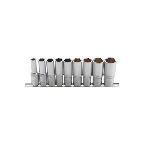 Jeu de douilles six pans longues BGS TECHNIC - 12,5 mm - 9 pcs - 2223