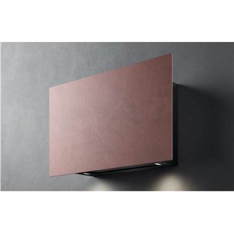 Hotte verticale COVER1460 Terracotta, 85cm, Moteur slim compact, 600m3/h, Dynamic Led light 2x1,2W (2700 - 5600 K), Classe energetique : B, 4 vitesses, Fonctionne en evacuation ou recyclage