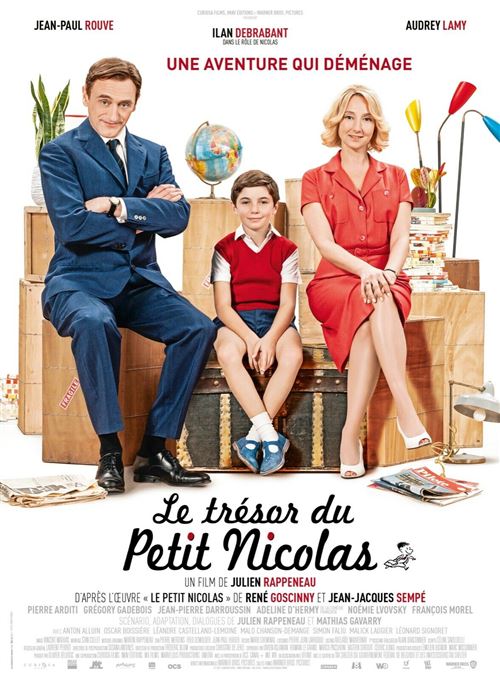 Affiche de Cinéma Originale - LE TRÉSOR DU PETIT NICOLAS - 2021 - Jean-Paul ROUVE - 116x158cm