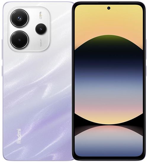Xiaomi Redmi Note 14 - 4G smartphone - double SIM - RAM 6 Go / Mémoire interne 128 Go - microSD slot - écran OEL - 6.67 - 2400 x 1080 pixels (120 Hz) - 3 x caméras arrière 108 MP, 2 MP, 2 MP - front camera 20 MP - mist purple