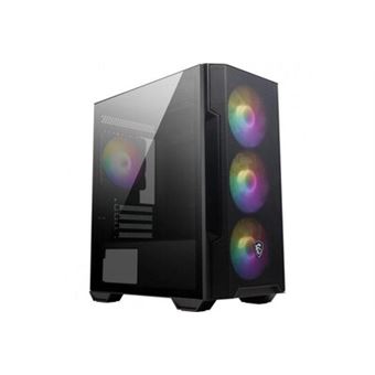 Msi mag forge m100r cristal templado usb 3. 2 argb negra