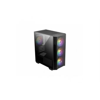 Msi mag forge m100r cristal templado usb 3. 2 argb negra