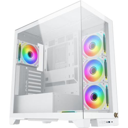 Boîtier Pc - Xigmatek - Endorphin Ultra Arctic (Blanc) - Moyen Tour - Format Atx - Sans Alimentation