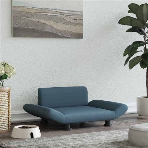 Meilleurs prix pour vidaXL Lit pour chien gris foncé 70x45x28 cm tissu