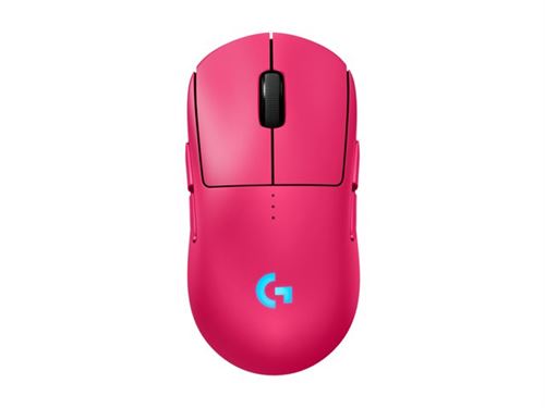 Non Communiqué Rose Logitech G Pro 2 - Souris - Jeux - Droitiers Et Gauchers - Optique - 8 Boutons - Sans Fil, Filaire - 2.4 Ghz, Usb - Récepteur Usb Logitech Lightspeed