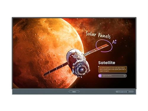 BenQ Board Pro RP6505 - Classe de diagonale 65" RP05 Series écran LCD rétro-éclairé par LED - éducation/entreprise - avec tableau blanc interactif intégré, écran tactile (multitouch) - Android - 4K UHD (2160p) 3840 x 2160