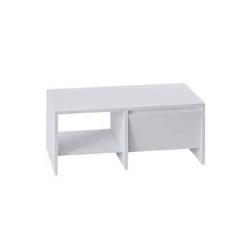 Table basse en bois "Laris" - 90 x 45 x 35 cm - Blanc - 1