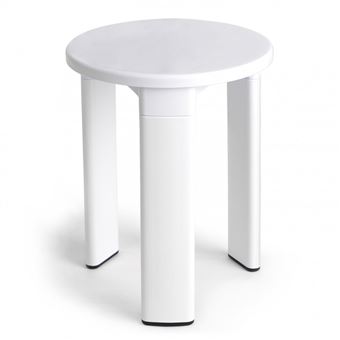 Tabouret à poser, blanc - 1