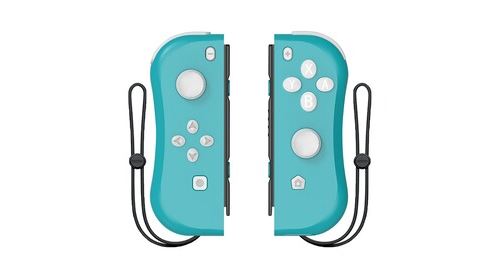 Manette joycon de jeu joypad remplacement gauche et droite pour commutateur ns - bleu ciel