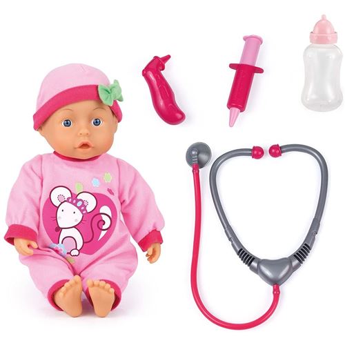 Bayer Design 93378AA - Kit docteur poupée bébé avec son
