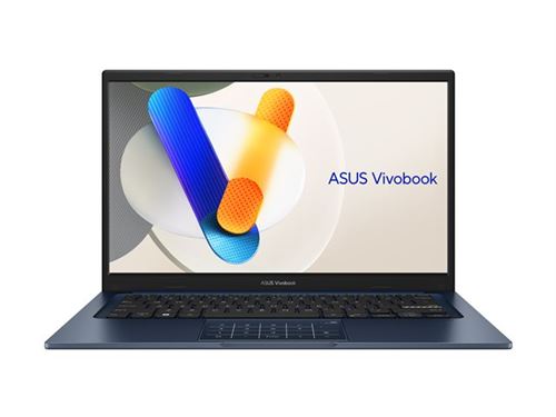 ASUS VivoBook 14 X1404VA-AM446W - Conception de charnière à 180 degrés - Intel Core i7 - 1355U / jusqu'à 5 GHz - Win 11 Home - Carte graphique Intel Iris Xe - 16 Go RAM - 1 To SSD NVMe - 14" 1920 x 1080 (Full HD) - Wi-Fi 6E, Bluetooth - bleu calme