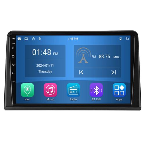 Autoradio RoverOne® Bluetooth CarPlay Android Auto Navigation 4Go RAM 64Go ROM pour Hyundai Sonata 7 LF 2017-2019