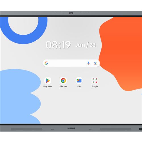 Samsung LH65WAFPLGC tableau blanc interactif 165,1 cm (65 ) 3840 x 2160 pixels Écran tactile Noir, Gris