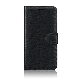 Étui Portefeuille En Cuir Pour Huawei P8 Lite 2017 – Turquoise, Avec Sangle, Motif ET