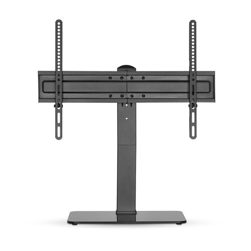 Nedis Fixed TV Desk Stand | 37 - 70 " | Maximum supported screen weight: 40 kg | Adjustable pre-fixed heights | Steel / Tempered Glass | Black