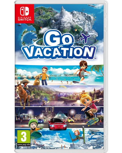 Nintendo Go Vacation, Switch Standard Anglais, Italien Nintendo Switch