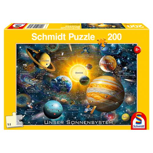 Puzzle Schmidt - Système solaire, 200 pièces
