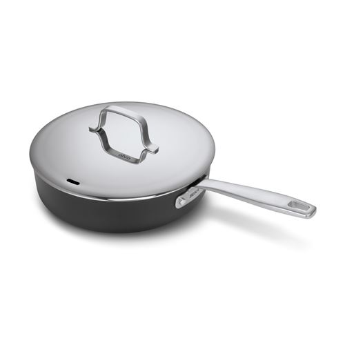 Non Communiqué Argent / Métallique Sauteuse En Aluminium 2 Anses Avec Couvercle 24 Cm Maestro - Beka - Acier