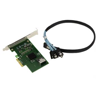 KALEA-INFORMATIQUE Carte Contrôleur PCI Express PCIe 2.0 4X 4 Ports Pour Disques Durs SATA 3 6G Avec Chipset Marvell 88SE9230 - Raid 0 1 10 JBOD High Et Low Profile