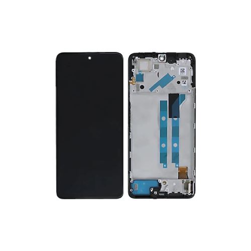 Non Communiqué Noir Ecran Lcd Et Vitre Tactile Oled Avec Châssis Pour Xiaomi Redmi Note 12 Pro 4G